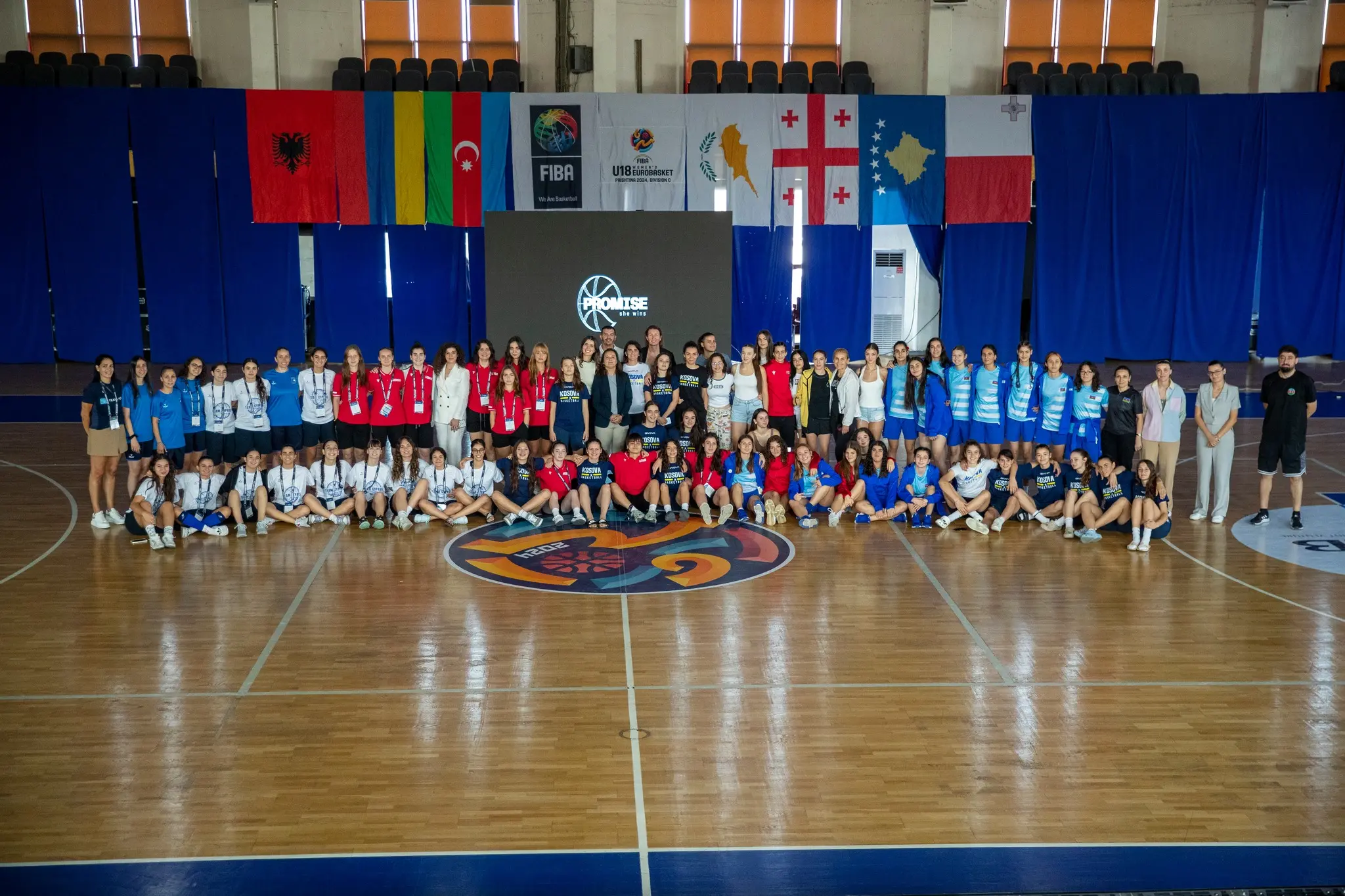 Pamje nga shfaqja e dokumentarit në FIBA U18 EuroBasket